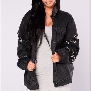 FASHION NOVA ONE I WANT DENIM JACKET